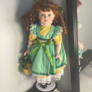 A vintage doll